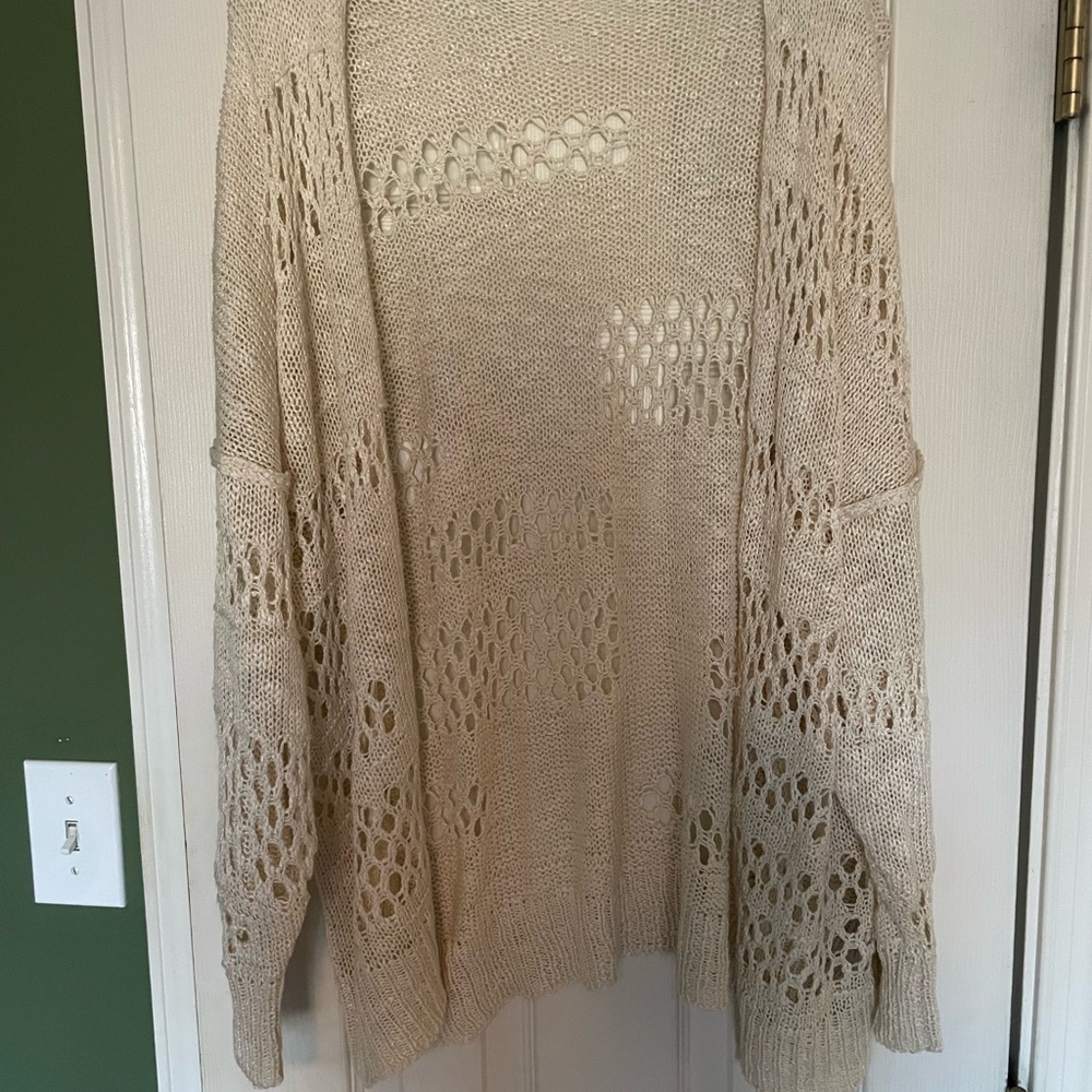 Cream Knit Women's Sweater
